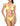 F**K Women's Triangle Bikini Set - Adjustable Bottom Yellow
