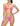 F**K Women's Adjustable Triangle Bikini Set - American Cut Fuchsia