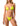 F**K Women's Adjustable Triangle Bikini Set - American Cut Yellow