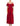 Women's Red Take Two Long Crossover Print Dress