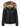 Aldie Blauer Women's Black Puffer Jacket with Beige Lining 301