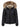 Aldie Blauer Women's Black Puffer Jacket with Beige Lining 301