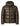 Kiernan Blauer Men’s Down Jacket, Dark Brown, Inner Lining: Mist Grey