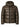 Kiernan Blauer Men’s Down Jacket, Dark Brown, Inner Lining: Mist Grey