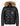 Men's Blue Wavefur Puffer Jacket Black
