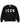 Women's Black Crewneck Sweatshirt with Large Icon Logo