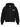 Felpa Cappuccio Cappuccio Cropped Logo Lato Icon Donna Nero