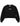 Felpa Girocollo Cropped Logo Piccolo Icon Donna Nero