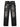 Jeans Denim Con Logo Grande Laserizzato Icon Uomo Nero
