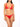 Bikini Set 4Giveness Silky Colourful da Donna - Rosso