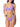 Bikini Set 4Giveness Silky Colourful da Donna - Viola Verde