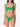 Bikini Set 4Giveness Silky Colourful da Donna - Viola Verde