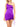 Vestito Mini 4Giveness Shiny da Donna - Viola