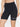 Shorts Sportivi Converse Wordmark Bike da Donna - Nero