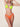 Bikini Pezzo Sotto F**K Americano da Donna - Arancione