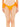 Bikini Pezzo Sotto F**K da Donna - Arancione