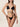 Bikini Pezzo Sopra F**K Triangolo da Donna - Nero
