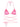 Bikini Pezzo Sopra F**K Triangolo da Donna - Rosa