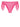 Bikini Pezzo Sotto F**K Americano da Donna - Rosa