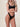 Bikini Pezzo Sotto F**K Americano da Donna - Nero