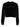 Felpa Juicy Couture Cristabelle Rodeo Crop da Donna - Nero