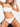 Bikini Set Juicy Couture Ariel Bandeau da Donna - Bianco