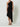 Vestito Longuette Twin Set Asimmetrico da Donna - Nero