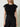 T-shirt Twin Set Maniche Ricamate da Donna - Nero