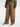 Pantalone Straight Vans Curbside da Donna - Marrone