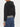 Felpa Cappuccio Vans Boom Boom Check Crop da Donna - Nero