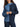 Maglione b.young Bymmorla Rib Bat da Donna - Blu