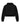 Felpa Zip Converse Heritage Track Cropped da Donna - Nero