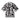 Pullover Gaelle Logo Allover da Donna - Bianco Nero