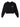 Felpa Gaelle Cropped da Donna - Nero