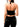 Top Juicy Couture Cross Diane da Donna - Nero