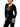 Felpa Zip Juicy Couture Sacred Heart da Donna - Nero