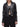 Giubbino di Pelle Patrizia Pepe Biker da Donna - Nero