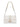 Borsa a Tracolla Pollini Craq Patent da Donna - Avorio