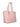 Borsa Shopper Pollini Grained Double da Donna - Rosa