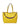 Borsa Shopper Pollini Grained Double da Donna - Giallo