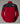 Felpa Zip The North Face Glacier Heavyweight da Uomo - Rosso Nero