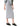 Gonna Longuette Twin Set A Costine da Donna - Grigio