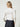 Maglia Collo Alto Twin Set Oval T da Donna - Bianco