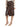 Gonna Midi Twin Set Spalmata da Donna - Marrone
