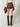 Shorts Twin Set Spalmato da Donna - Marrone
