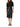 Gonna Midi Twin Set Spalmata da Donna - Nero