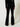 Pantalone Zampa Twin Set Con Spacchi da Donna - Nero