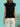 T-shirt Take Two Rouges Microrete da Donna - Nero
