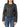 Giubbino di Pelle Yes Zee da Donna - Nero