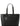 Borsa shopper con logo allover Armani Exchange da Donna - Nero